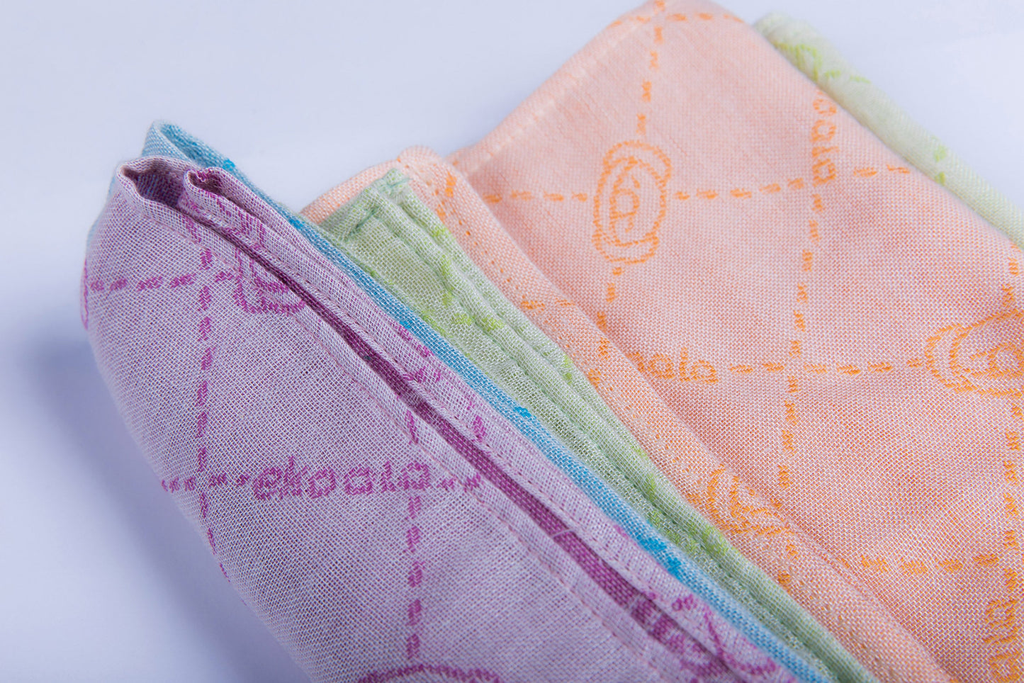 Minu - Swaddles - 70x70 - Blue/Green