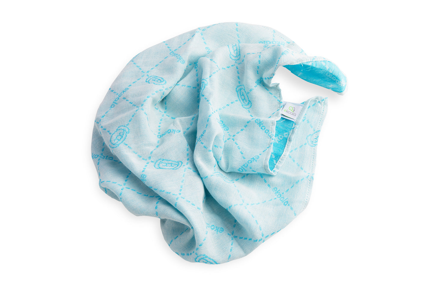 Minu - Swaddles - 45x45 - Blue/Green