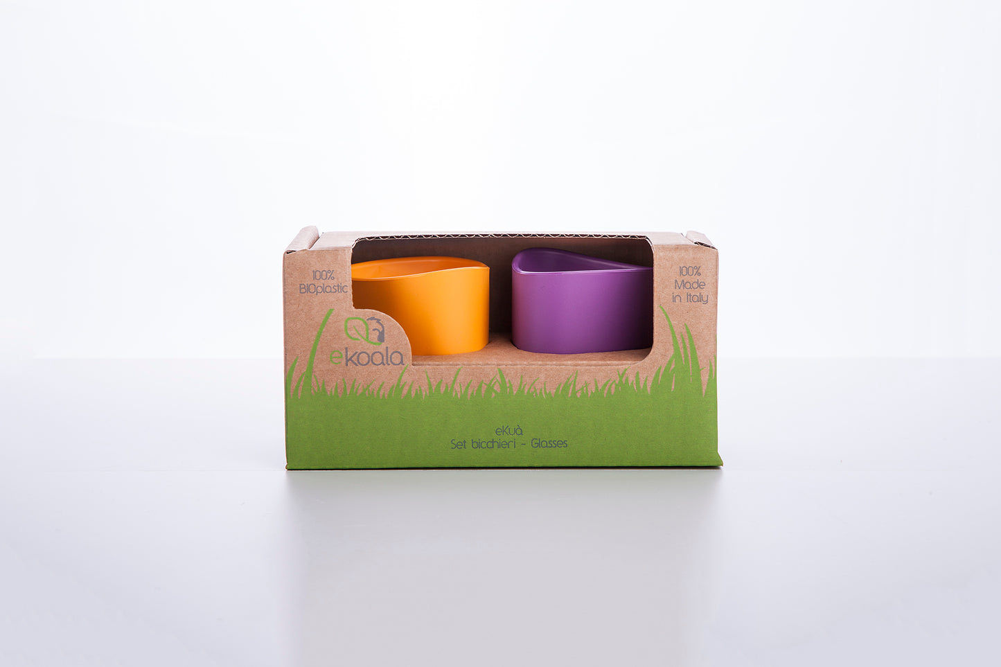 EKua - Cups - Orange/Purple